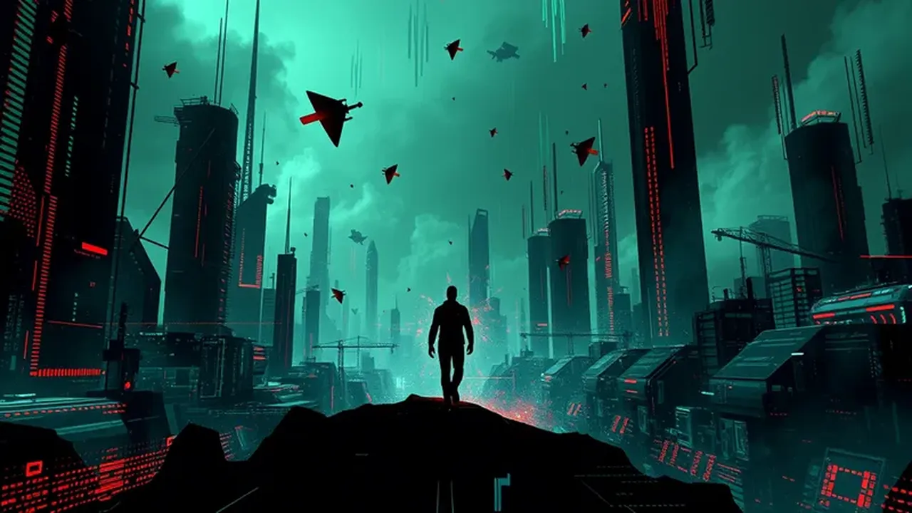 Abstract image symbolizing the risks and challenges of the Metaverse.