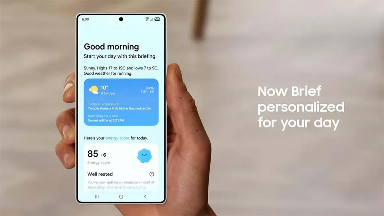 Samsung Showcases Advanced AI Features of Now Brief Assistant for Enhanced Productivity